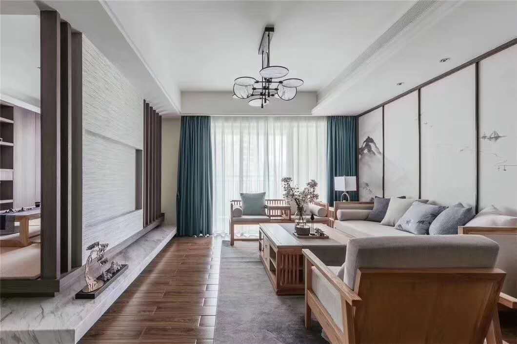 佛山市順德自在城現代簡約風格三居室裝修案例
