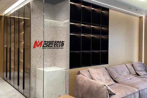 柳州市金綠洲現代簡約風格三居室裝修案例
